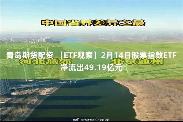 青岛期货配资 【ETF观察】2月14日股票指数ETF净流出49.19亿元