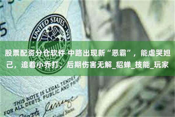 股票配资分仓软件 中路出现新“恶霸”，能虐哭妲己，追着小乔打，后期伤害无解_貂蝉_技能_玩家