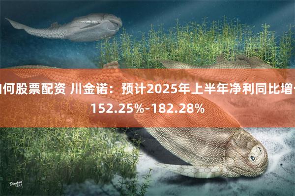 如何股票配资 川金诺：预计2025年上半年净利同比增长152.25%-182.28%